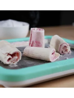 Eisplatte für Hausgemachte Eiscreme Speiseeis in Mint