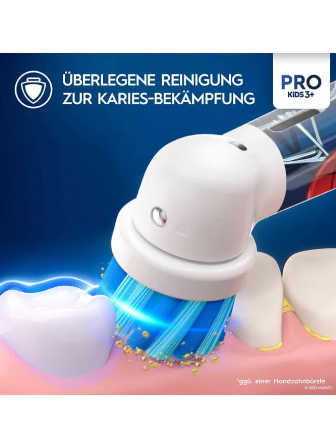 Elektr. Zahnbürste "Vitality Pro 103 Spiderman" in Blau