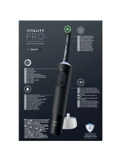 Elektr. Zahnbürste "Vitality Pro + 2. Handstück" +20 Bürsten "Pro - CrossAction"