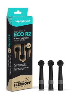 Elektrische Zahnbürste "Eco R2 AllBlack" in Schwarz