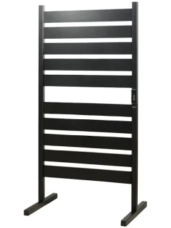 Elektrischer Handtuchwärmer in Schwarz