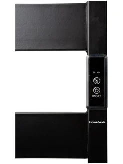 Elektrischer Handtuchwärmer in Schwarz