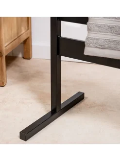 Elektrischer Handtuchwärmer in Schwarz