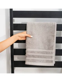 Elektrischer Handtuchwärmer in Schwarz - (B)50 x (H)80 cm