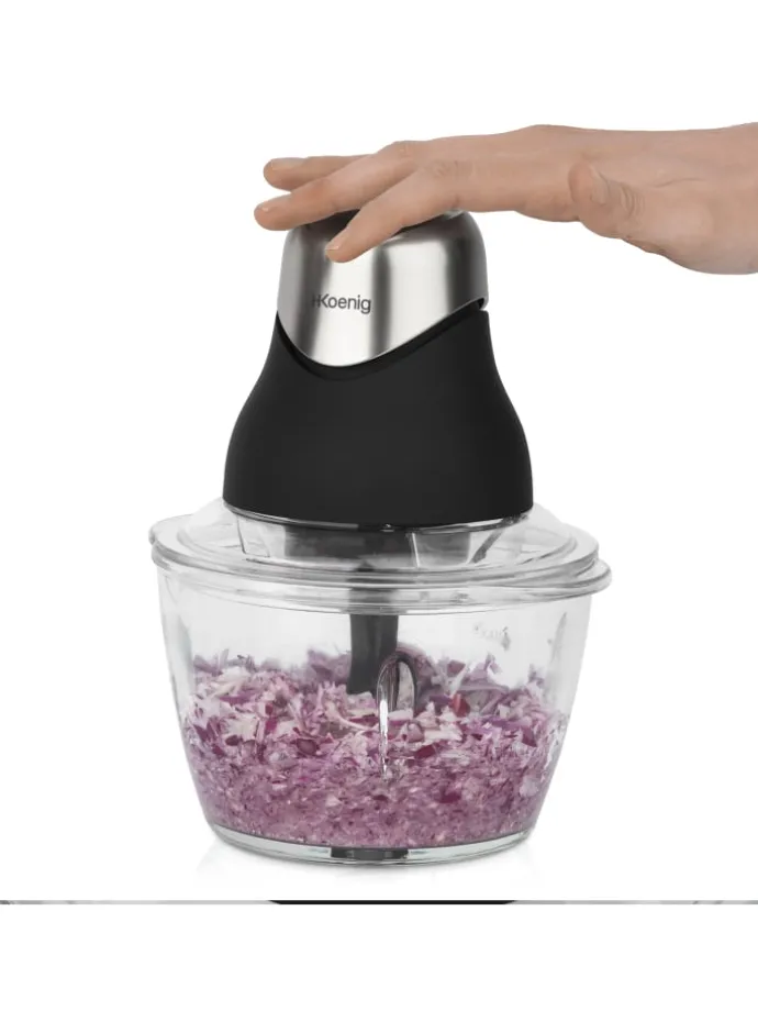 Elektrischer Zerkleinerer LEO8 in Transparent