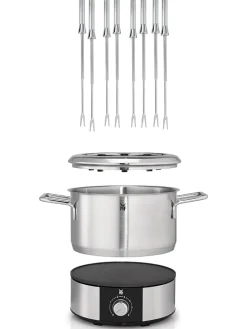 Elektro-Edelstahl-Fondue 