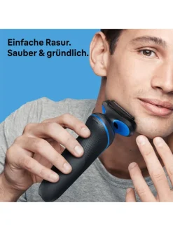 Elektrorasierer "Series 5 - 51-B1820s" in Schwarz/ Dunkelblau