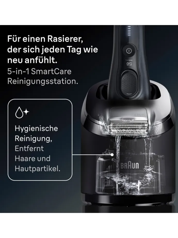 Elektrorasierer "Series 8 8663cc" in Schwarz