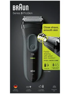 Elektrorasierer "Series 3 ProSkin - 3000s" in Schwarz