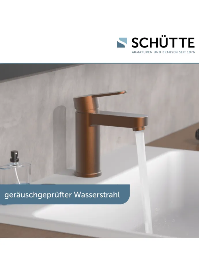 ELEPHANT Waschtischarmatur, Kupfer matt