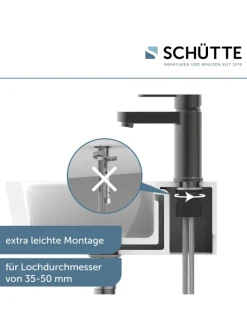 ELEPHANT Waschtischarmatur, Graphit matt