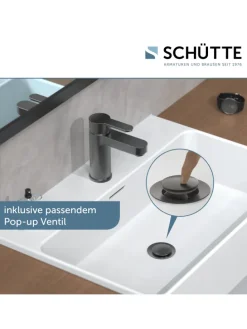 ELEPHANT Waschtischarmatur, Graphit matt