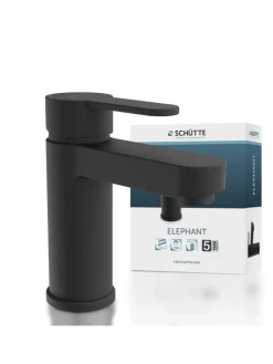 ELEPHANT Waschtischarmatur, Schwarz matt