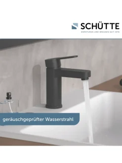 ELEPHANT Waschtischarmatur, Schwarz matt