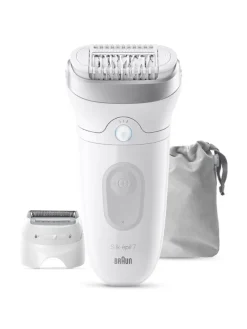 Epilierer "Silk-épil 7 SE7-041" in Weiß/ Grau