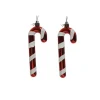 2er Set Baumschmuck Zuckerstange bruchfest in rot, weiß