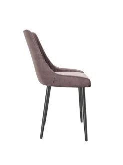 2er Set Esszimmerstuhl "SAMANTHA" in Rose Quartz - (B)51 x (H)84 x (T)55 cm