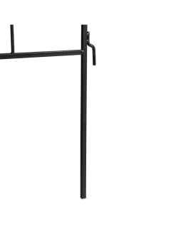 3er Set Rankgitter in Schwarz - (H)122 cm