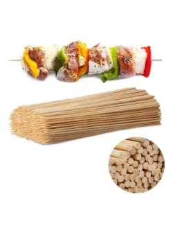 500er Set: Schaschlikspieße in Natur