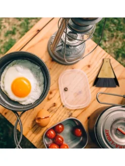 2er Set: Tischkehrset in Natur/ Schwarz