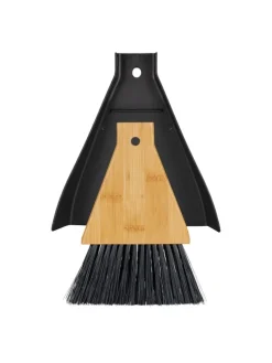 2er Set: Tischkehrset in Natur/ Schwarz