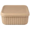 2er-Set: Aufbewahrungsboxen "Redo" in Beige - (B)32 x (H)15 cm