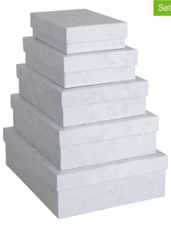 5er-Set: Aufbewahrungsboxen 