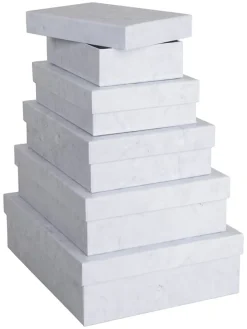 5er-Set: Aufbewahrungsboxen 