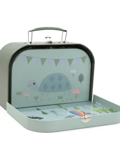 2er-Set: Aufbewahrungskoffer in Mint