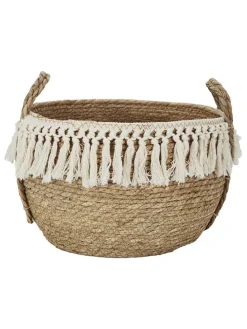 3er-Set: Aufbewahrungskörbe in Natur/ Creme