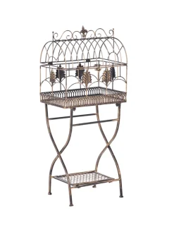 2er-Set Badezimmerregal SICILY in Schwarz