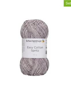 10er-Set: Baumwoll-Mixgarne ''Easy Cotton Spritz'' in Grau - 10x 50 g