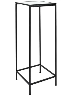 2er-Set: Beistelltische "Felicity" in Schwarz/ Weiß - (B)34 x (H)90 x (T)34 cm