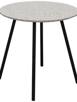 2er-Set: Beistelltische in Grau/ Schwarz