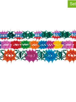 3er-Set: Blumengirlanden in Bunt - (L)400 cm