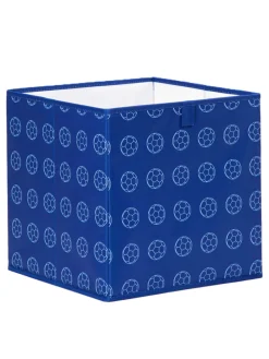 2er-Set: Boxen in Blau/ Grün - (B)33 x (H)33 x (T)33 cm