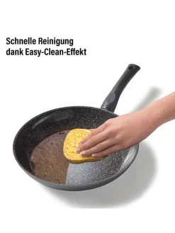 3er-Set: Bratpfannen ''Ceramic'' in Schwarz