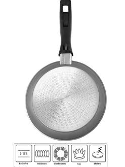 3er-Set: Bratpfannen in Grau