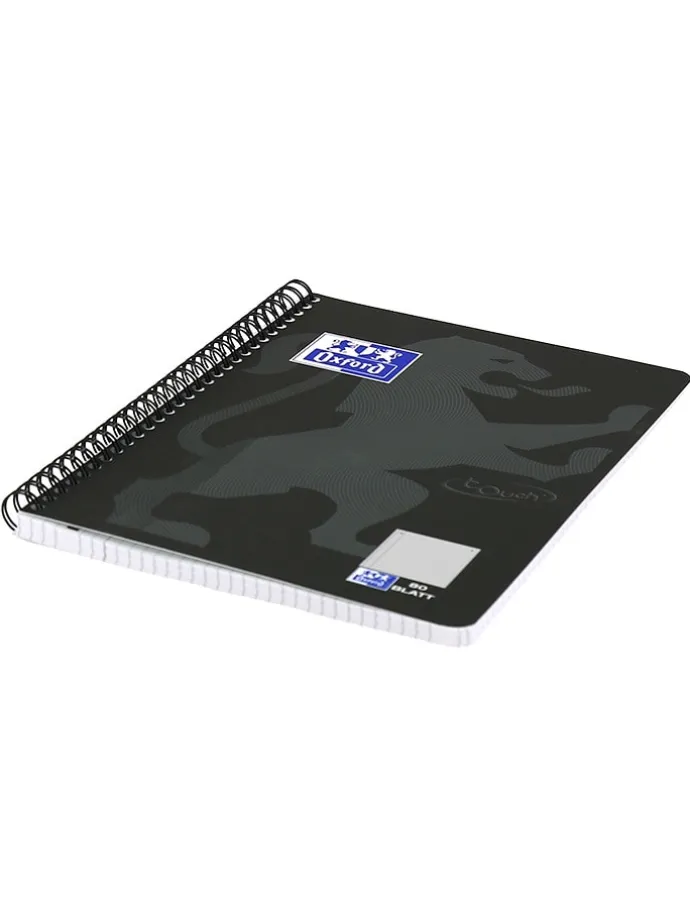 2er-Set: Collegeblöcke "Touch" in Schwarz - DIN B5