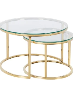 1er-Set Couchtisch GRANGE in Gold