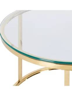 1er-Set Couchtisch GRANGE in Gold