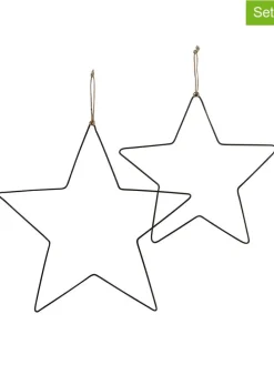 2er-Set: Dekoanhänger "Stern"