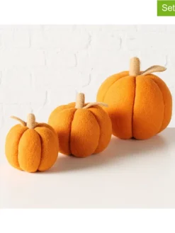 3er-Set: Dekoaufsteller "Tikva" in Orange