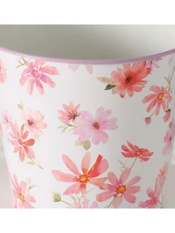 3er-Set: Dekoeimer "Rosella" in Weiß/ Rosa