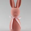 2er-Set: Dekofiguren ''Hase'' in Rosa - (B)5,5 x (H)18 x (T)5 cm