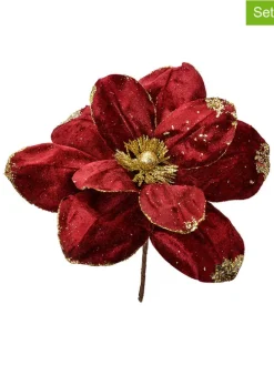 2er-Set: Dekopflanzen in Rot/ Gold - (H)25 cm