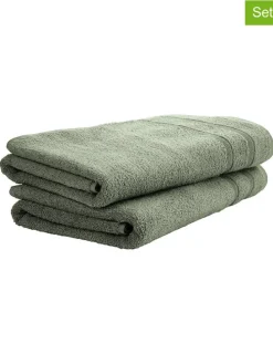 2er-Set: Duschtücher "Brooklyn" in Grün