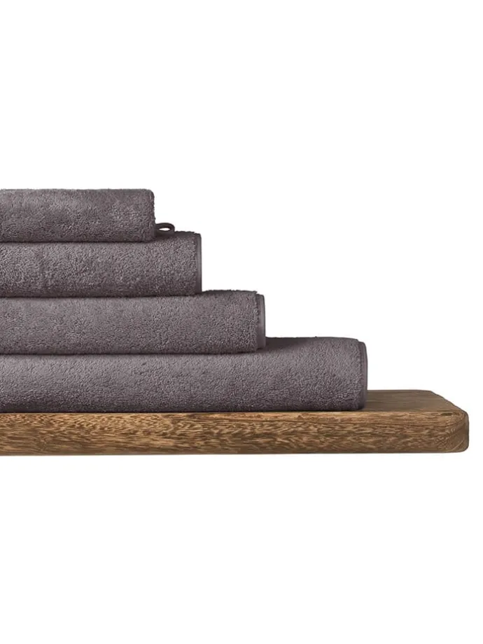 2er-Set: Duschtücher "Milano" in Anthrazit