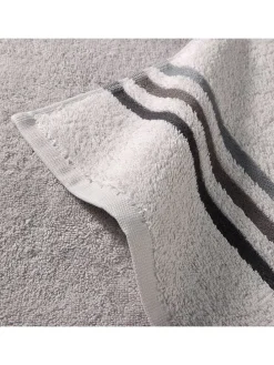 2er-Set: Duschtücher "Skyline" in Silber