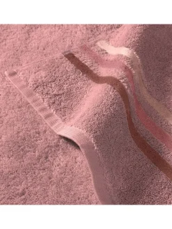 2er-Set: Duschtücher "Skyline" in Rosa